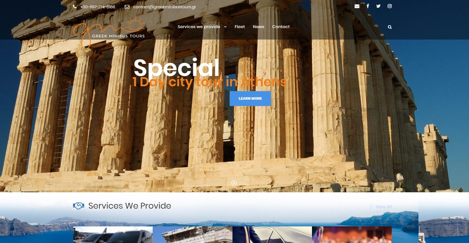 Greek minibus tours